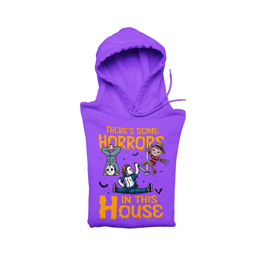 There’s Some Horrors in This House Hoodie – Purple