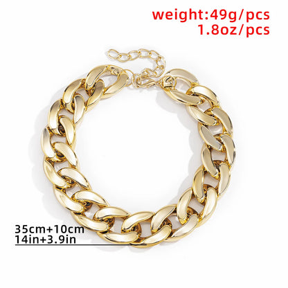 Hip Hop Thick CCB Chain Necklace
