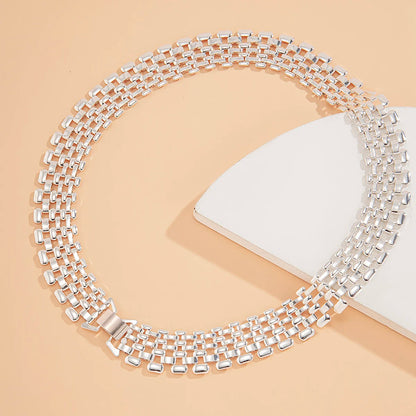 Exaggerated Chunky Choker Necklace