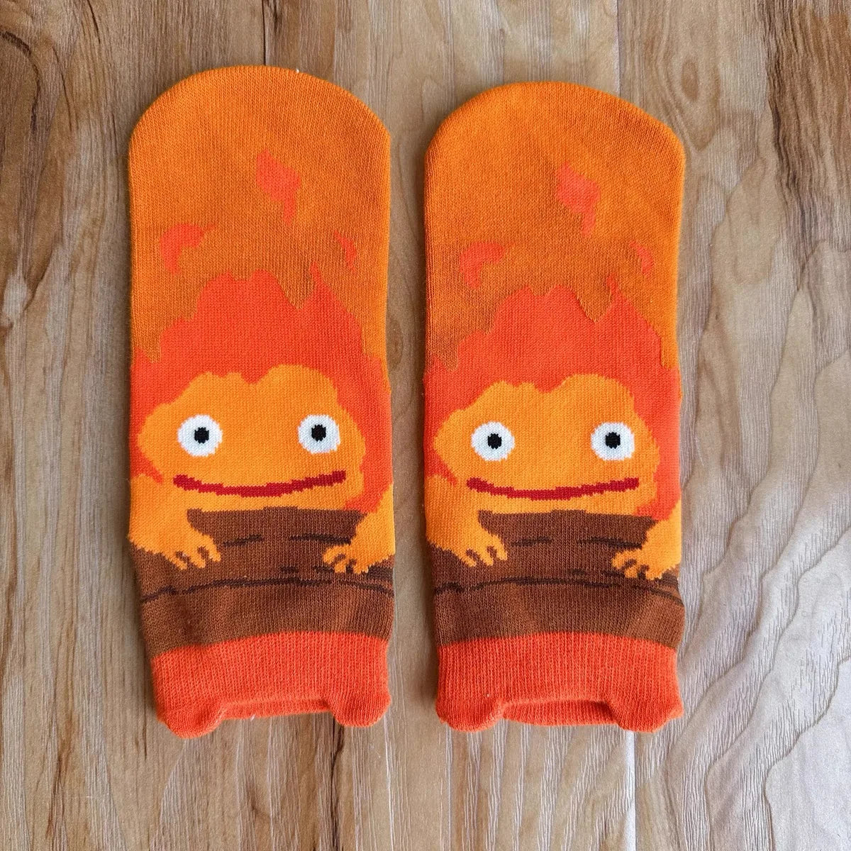 Anime Calcifer Cat Socks