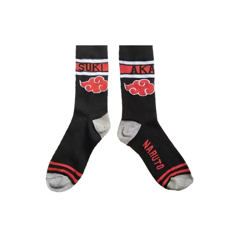 Anime Naruto Men's Hip Hop Cosplay Socks
