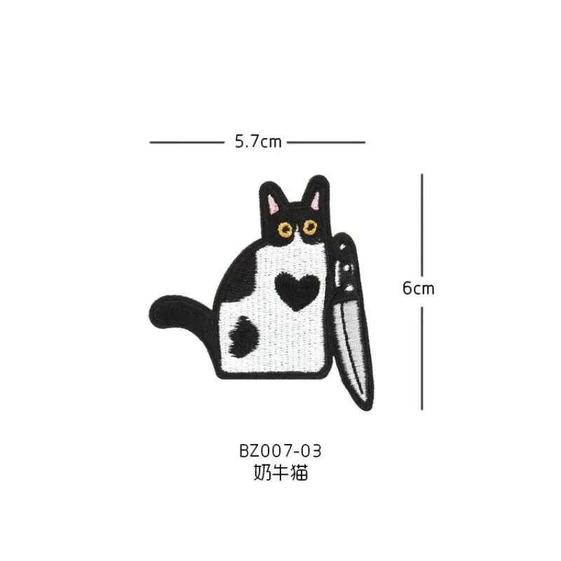 Cartoon Cat Embroidered Armband