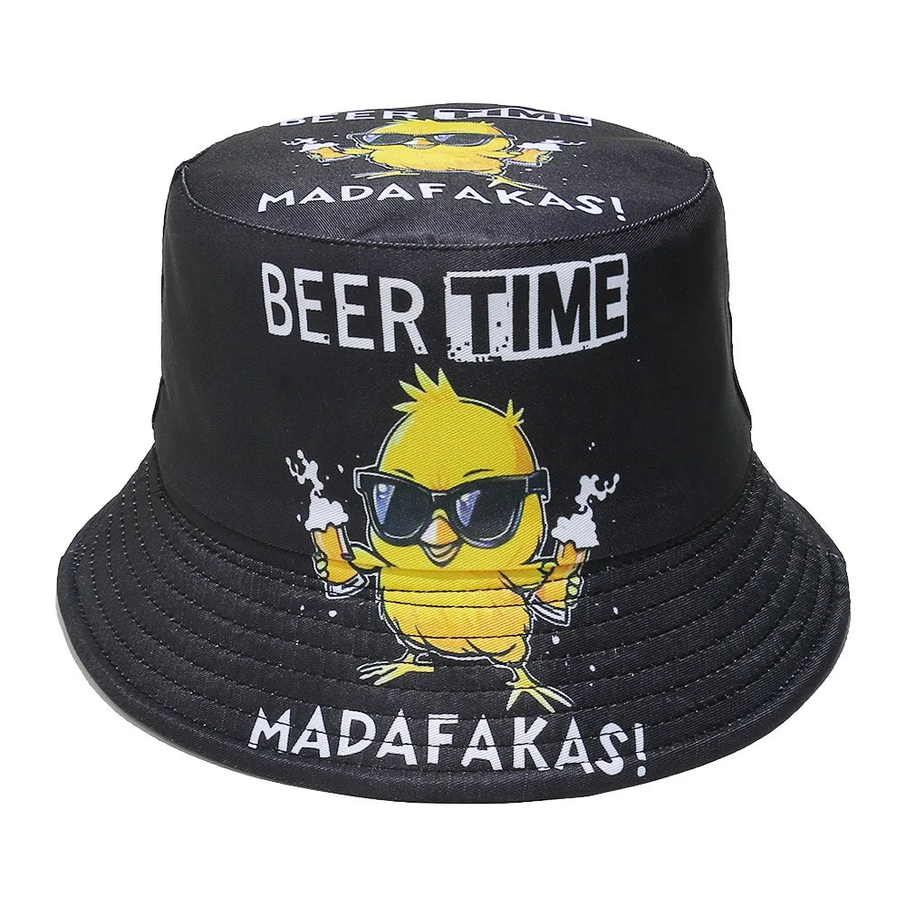 Cartoon Duck Bucket Hat