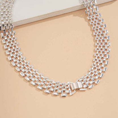 Exaggerated Chunky Choker Necklace