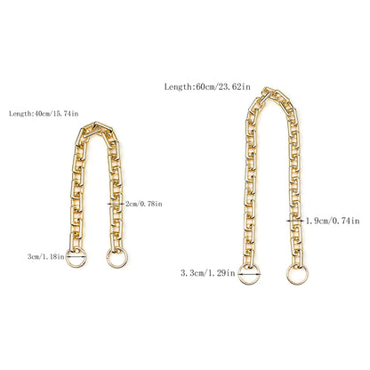 Golden Acrylic Purse Chain Strap