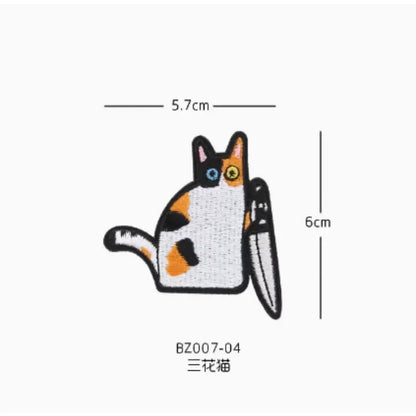 Cartoon Cat Embroidered Armband