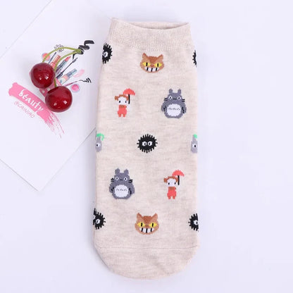 Anime Calcifer Cat Socks