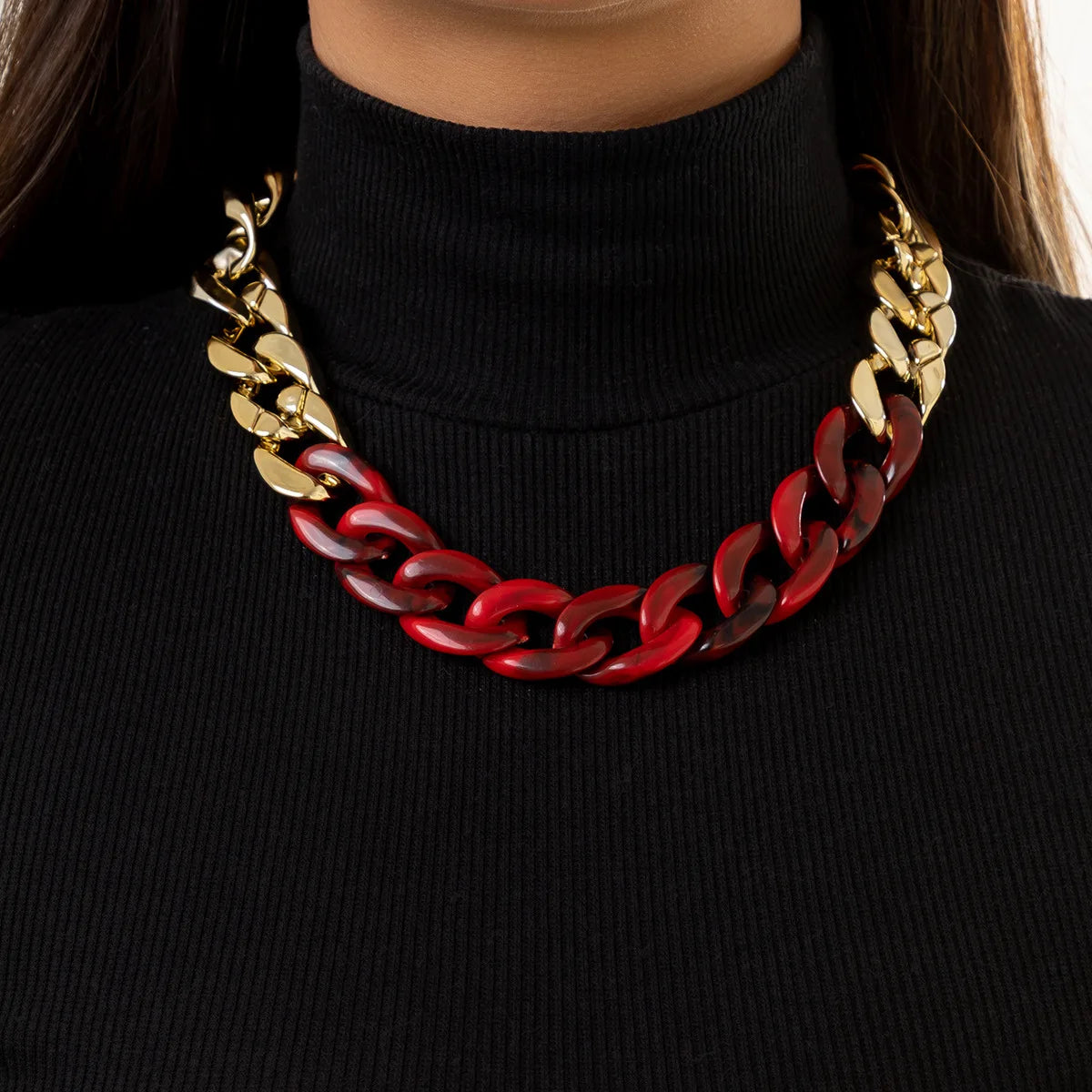 Hip Hop Thick CCB Chain Necklace