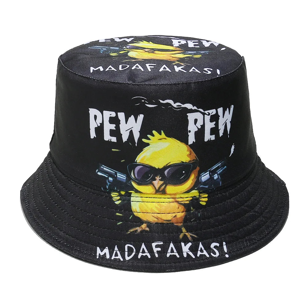 Cartoon Duck Bucket Hat