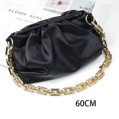 Golden Acrylic Purse Chain Strap