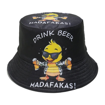 Cartoon Duck Bucket Hat