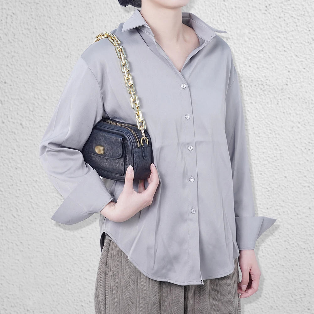 Golden Acrylic Purse Chain Strap