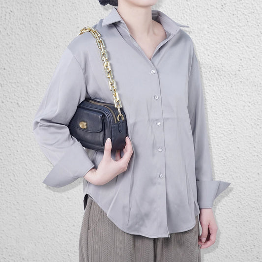 Golden Acrylic Purse Chain Strap