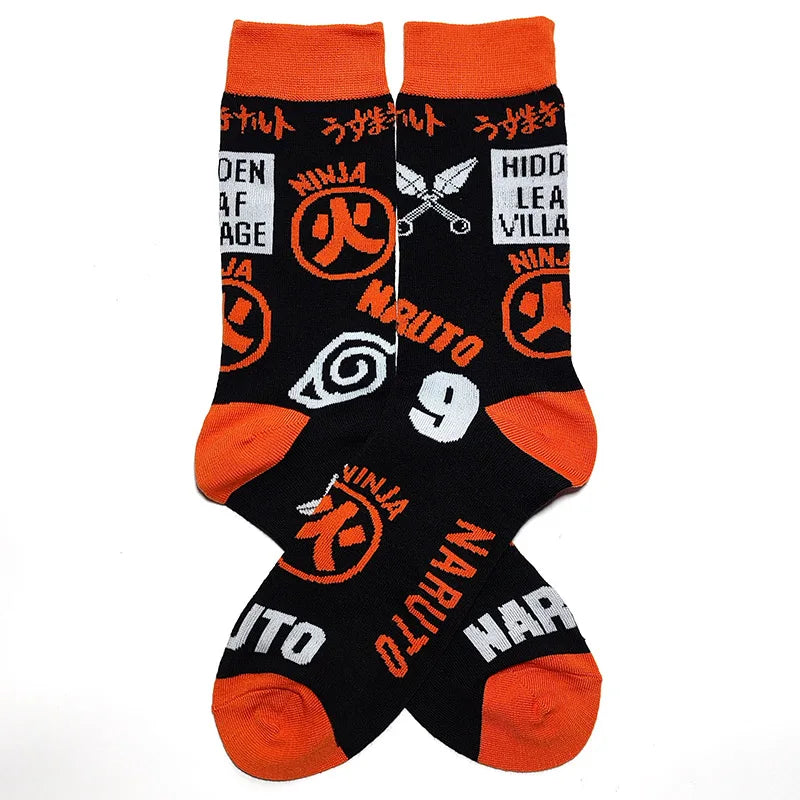 Naruto Anime Men's Crew Socks