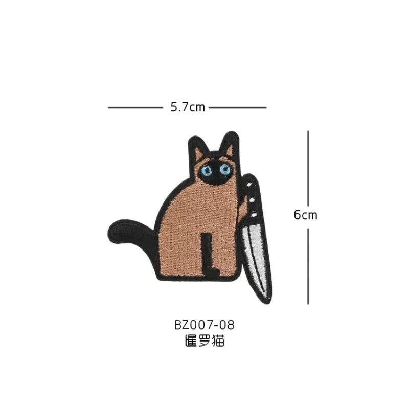 Cartoon Cat Embroidered Armband