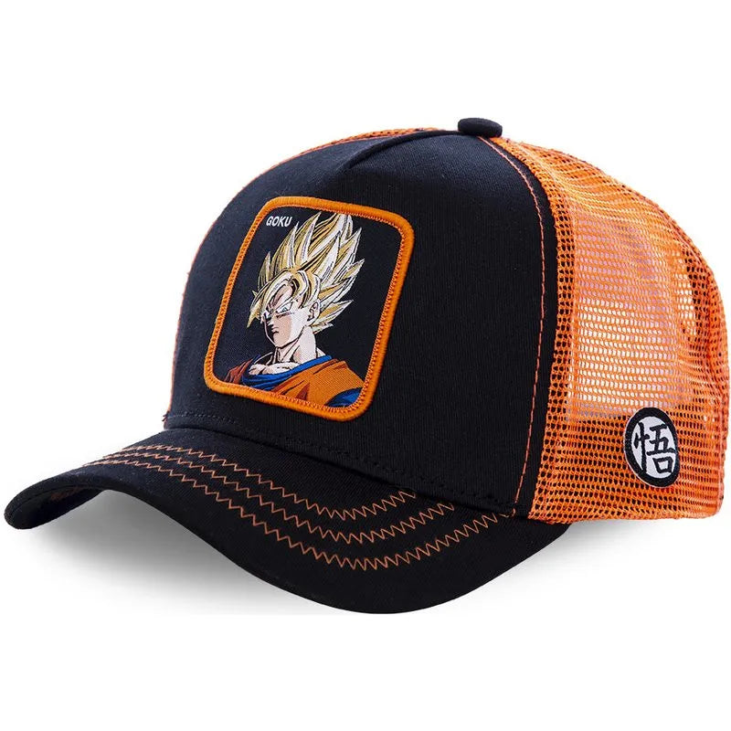 Dragon Ball Son Embroidered Trucker Cap